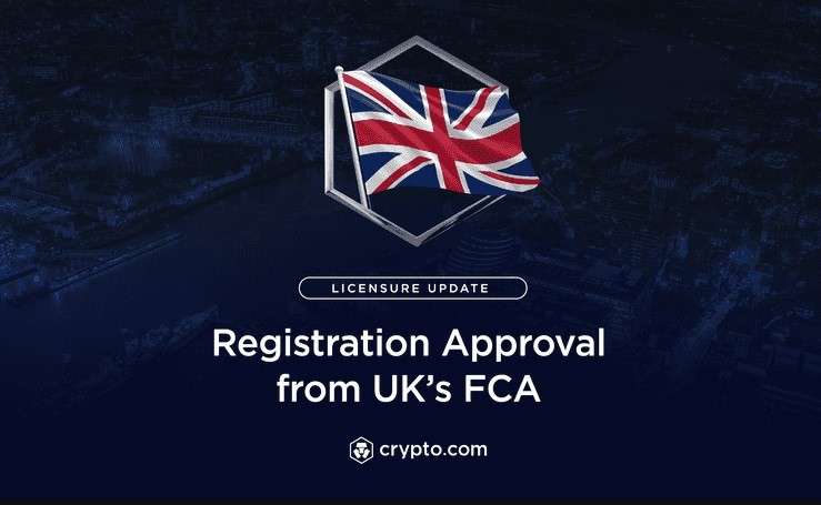 Crypto.com Registration Approval from UK