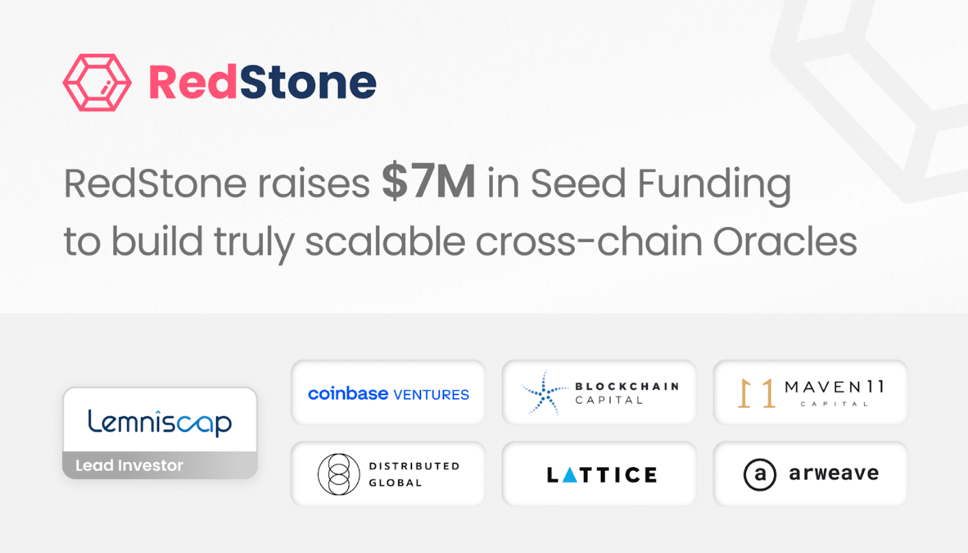 Image 1 : RedStone Announced $7M Raises