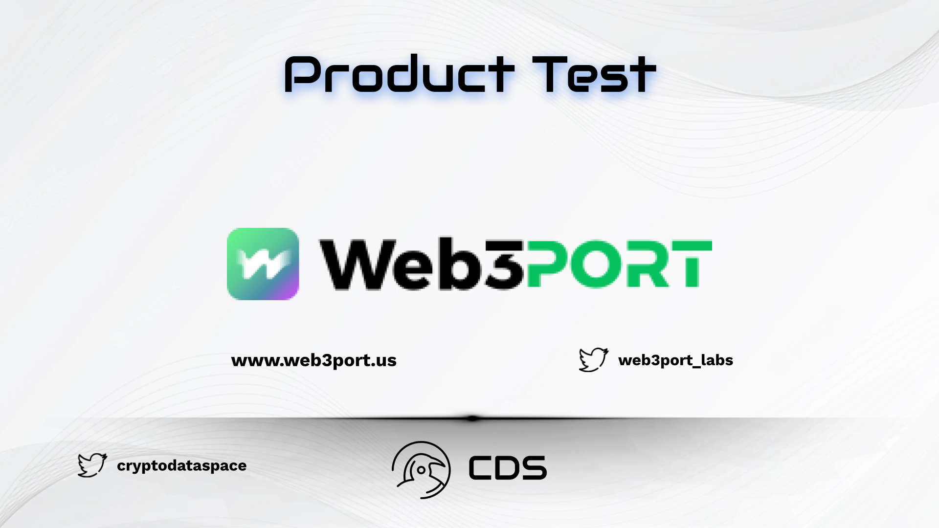 Web3port Product Test