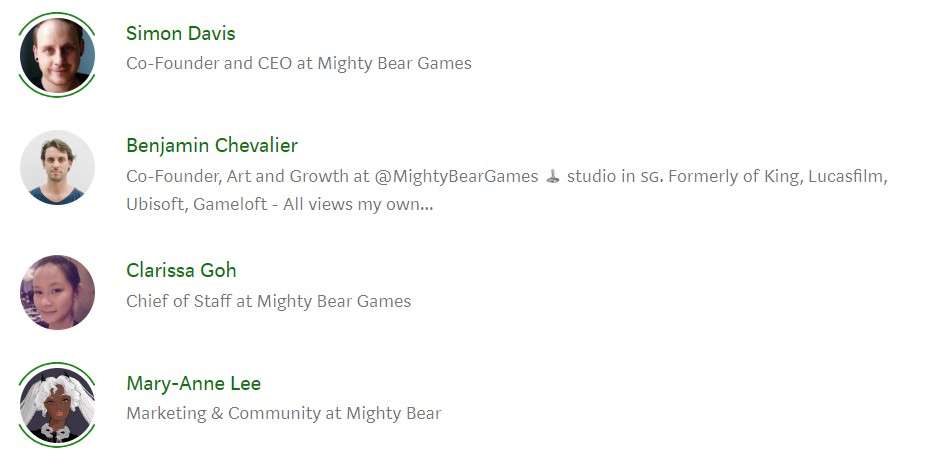Mighty Bear Games Team