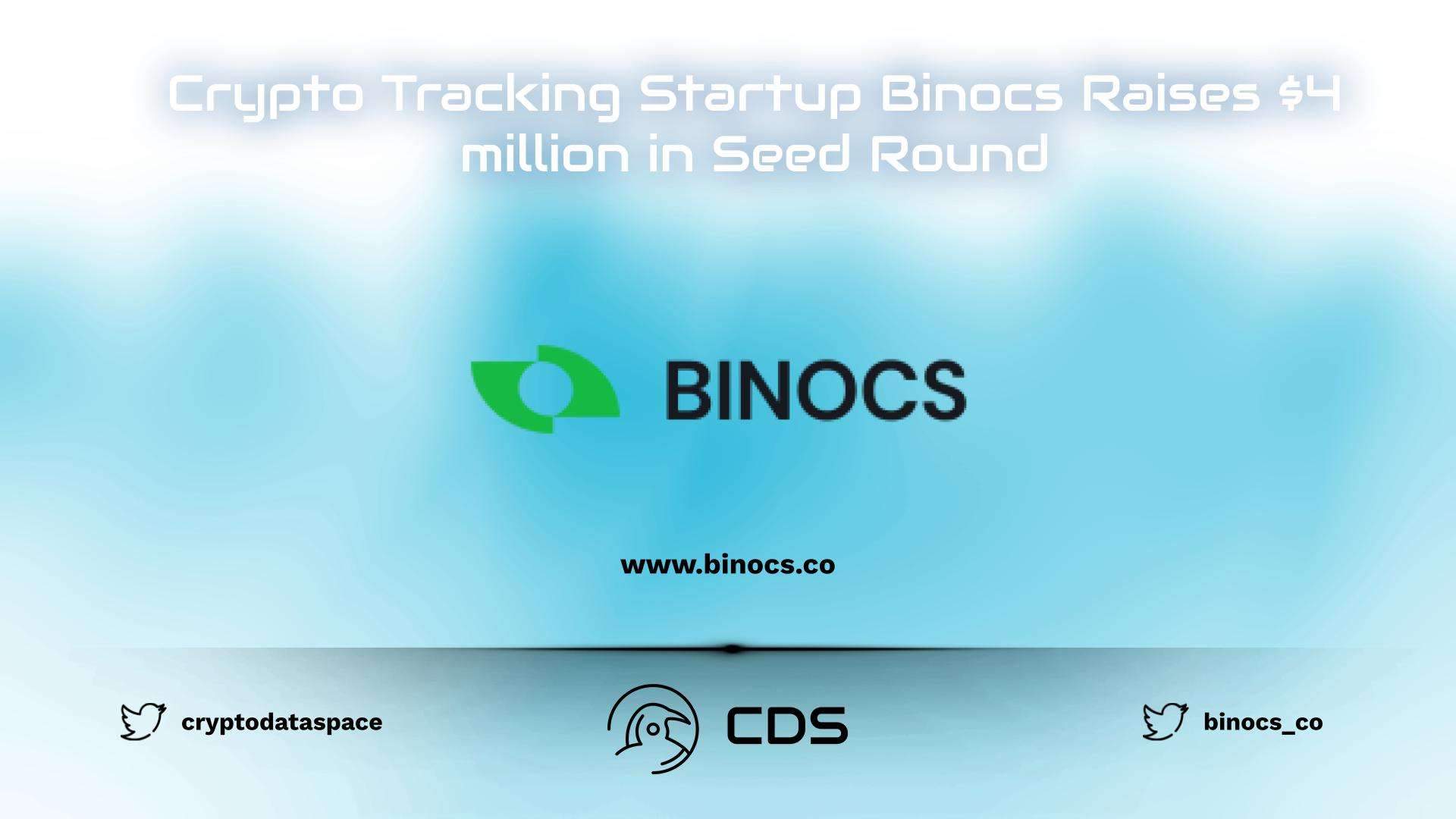 Crypto Tracking Startup Binocs Raises $4 million in Seed Round