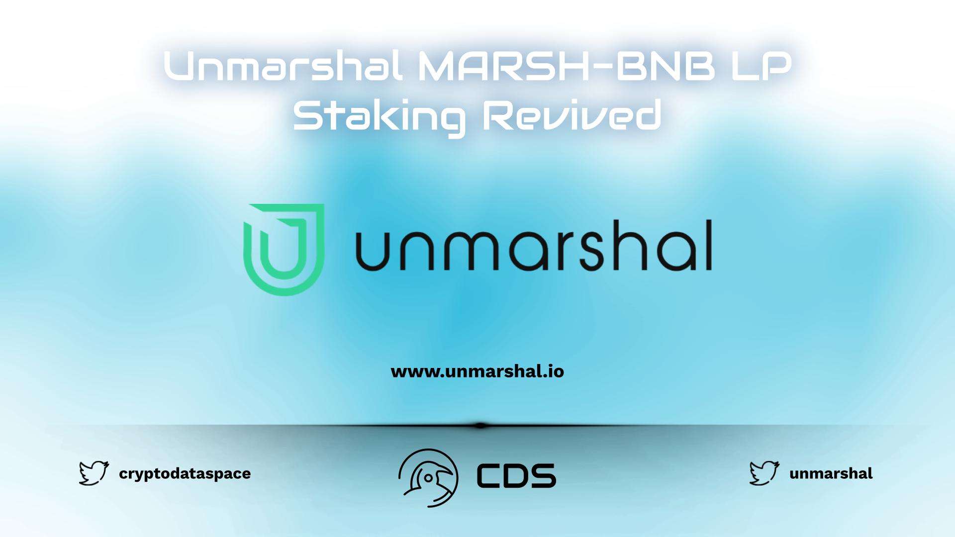 Unmarshal MARSH-BNB LP Staking Revived