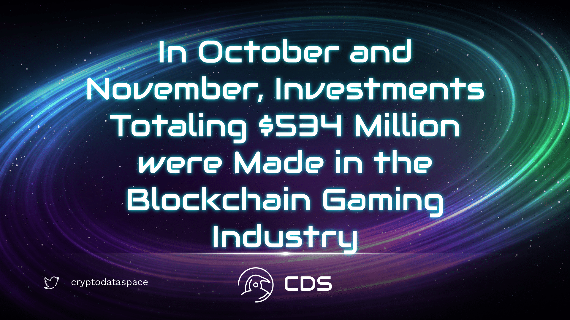 In October and November, Investments Totaling $534 Million were Made in the Blockchain Gaming Industry