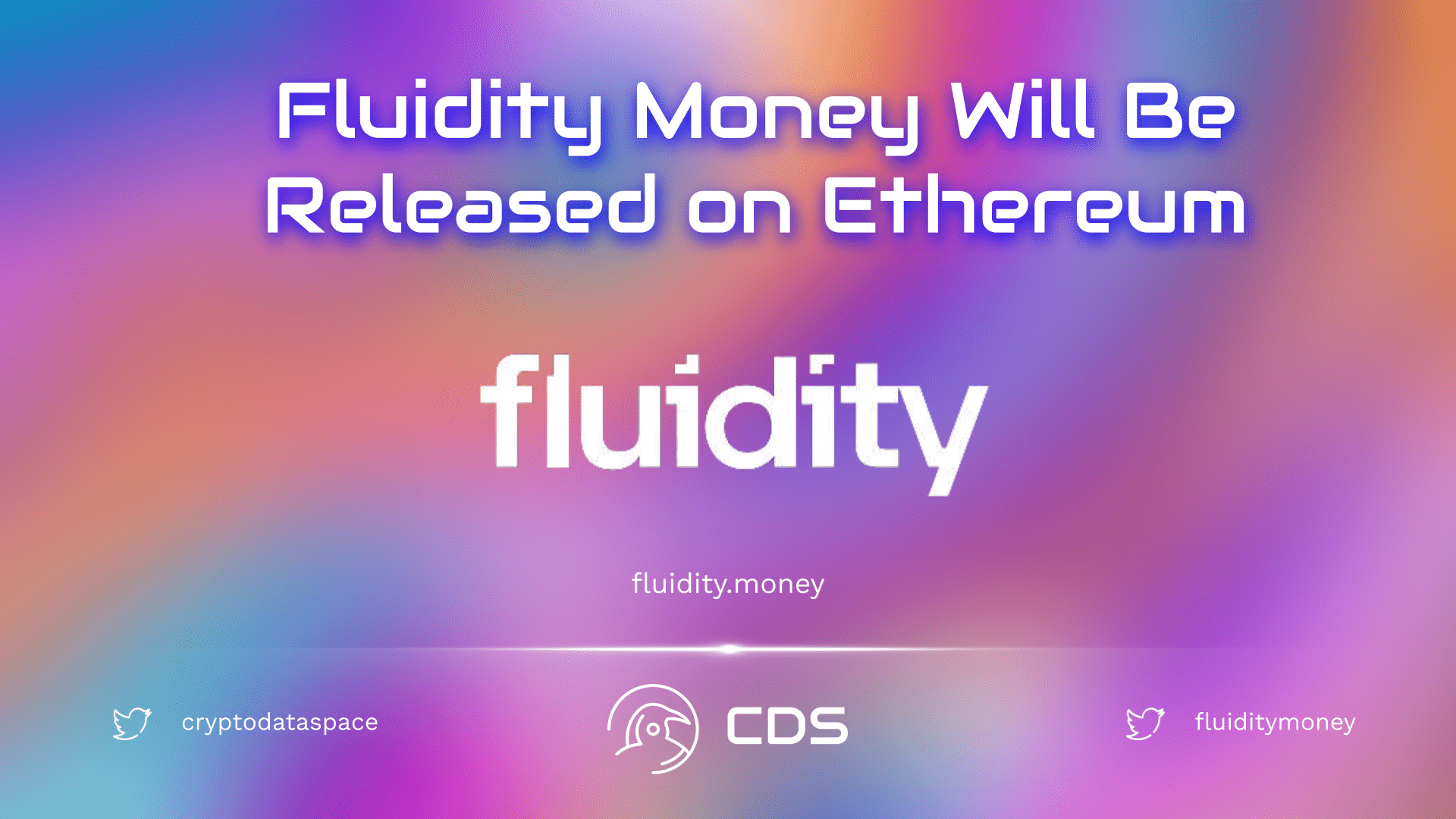 Fluidity Money Will Be Released on Ethereum