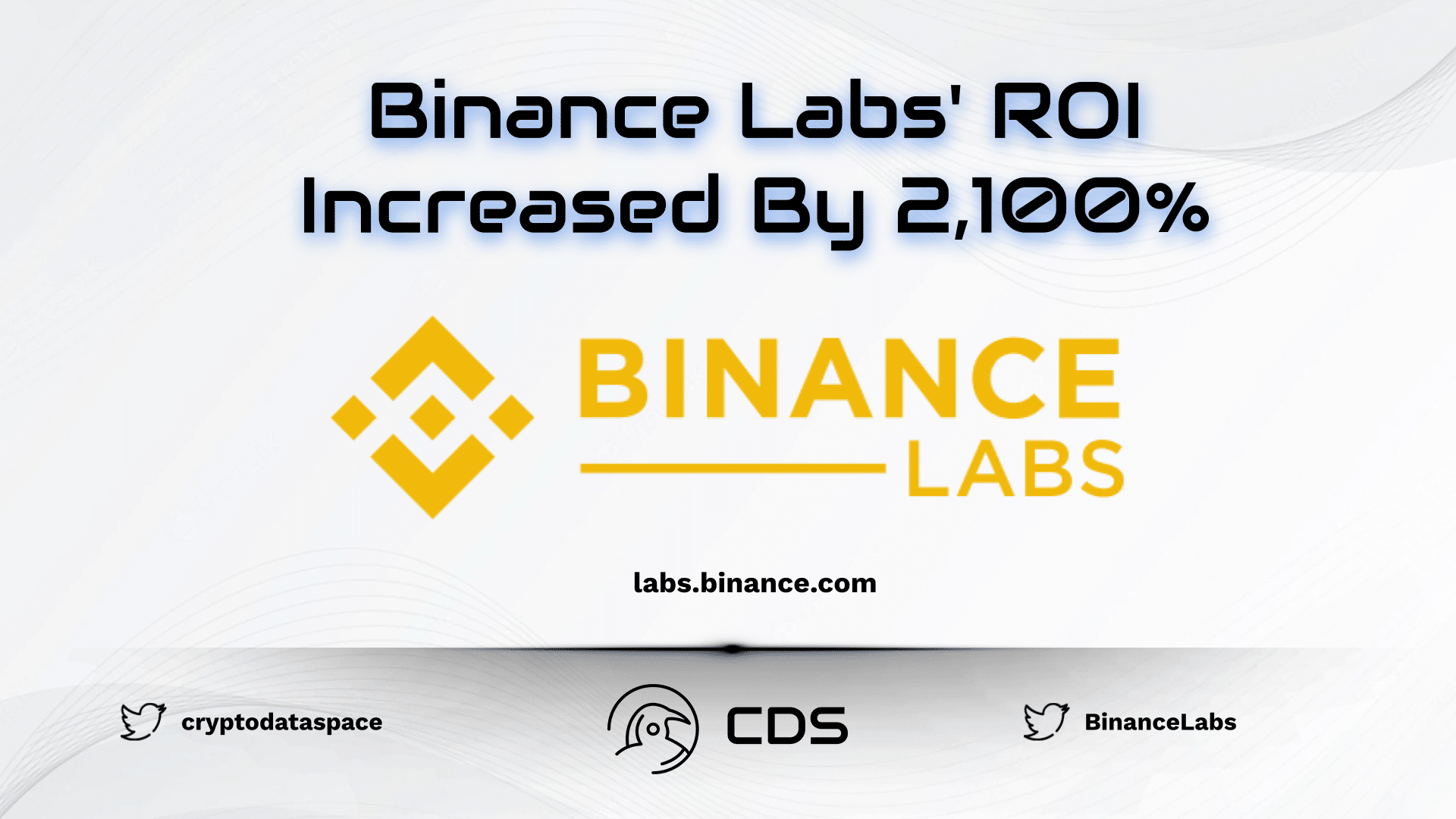 Binance Labs' ROI Increased By 2,100%