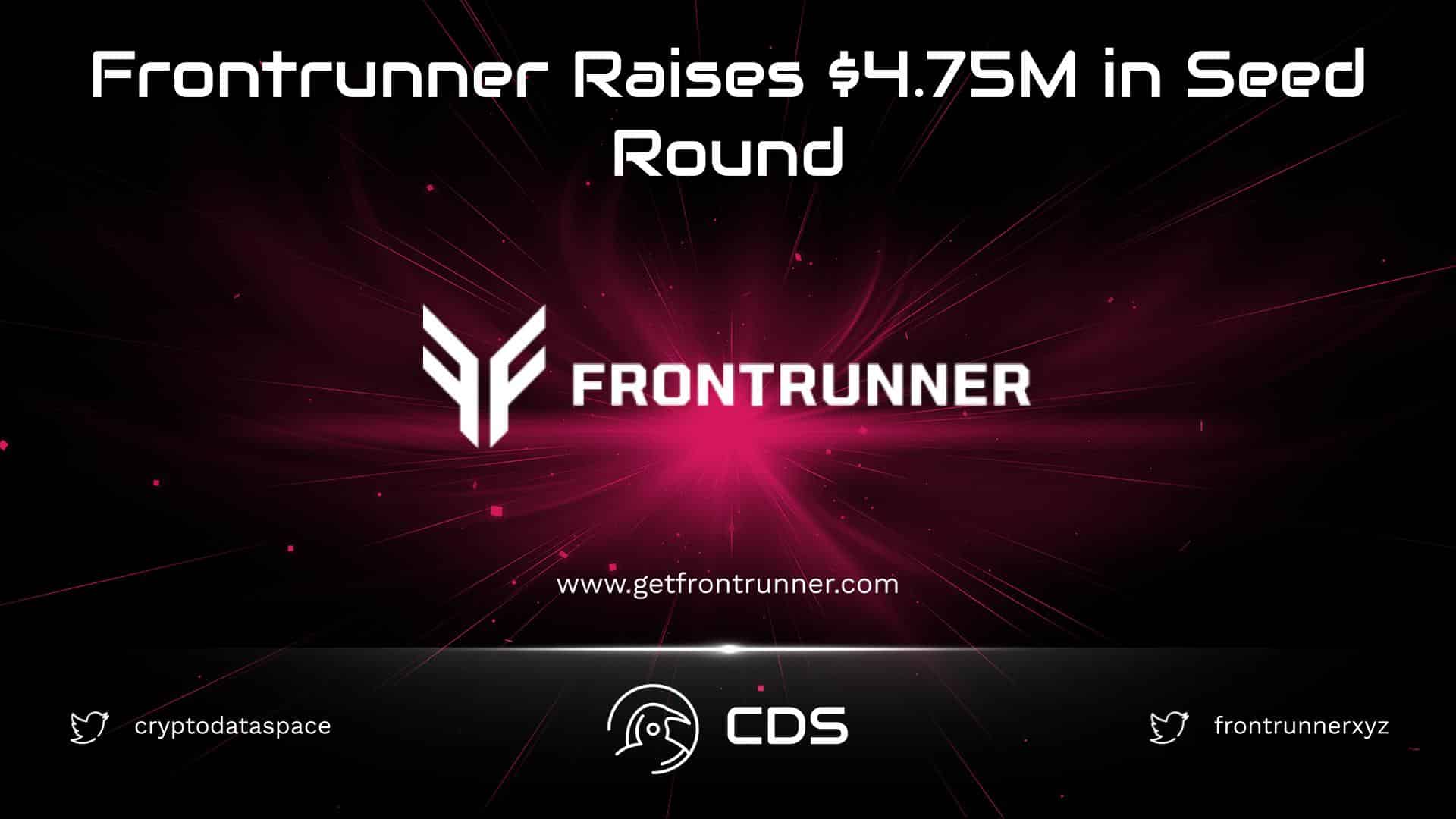 Frontrunner Raises $4.75M in Seed Round
