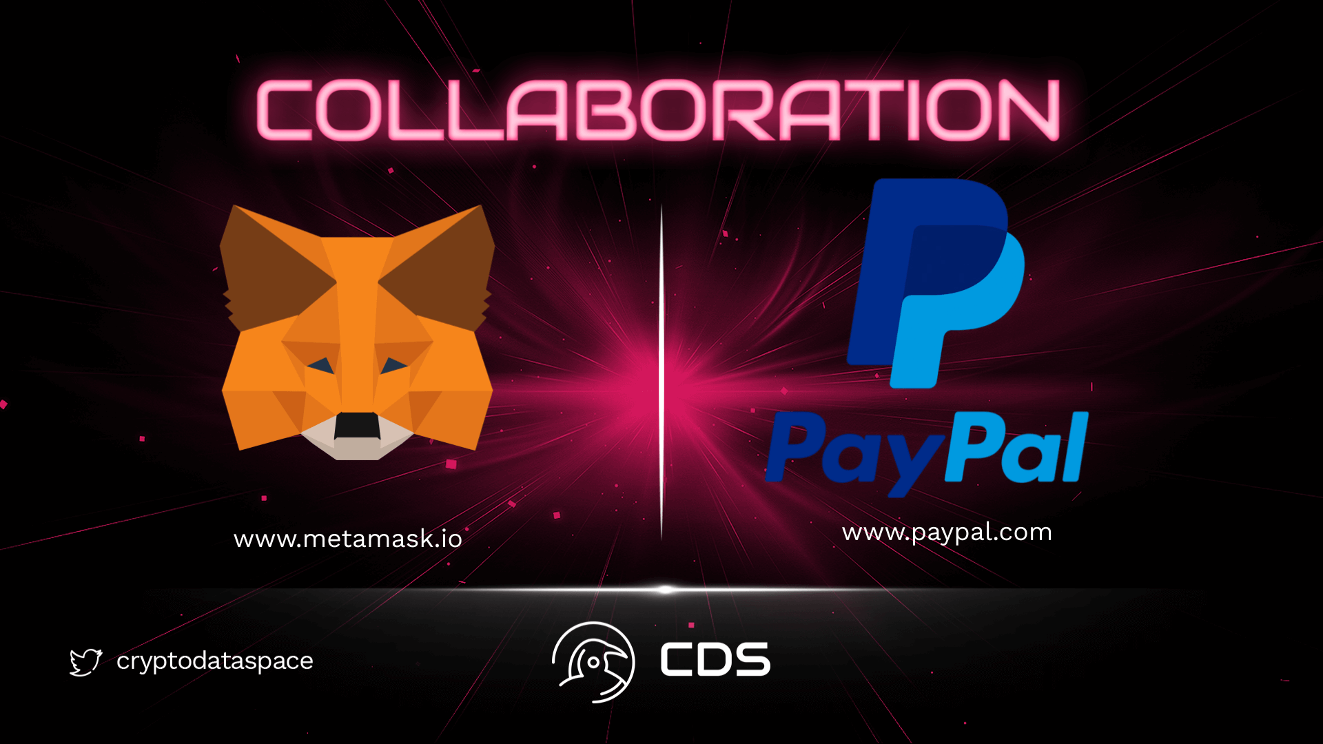 Collaboration from Metamask and Paypal