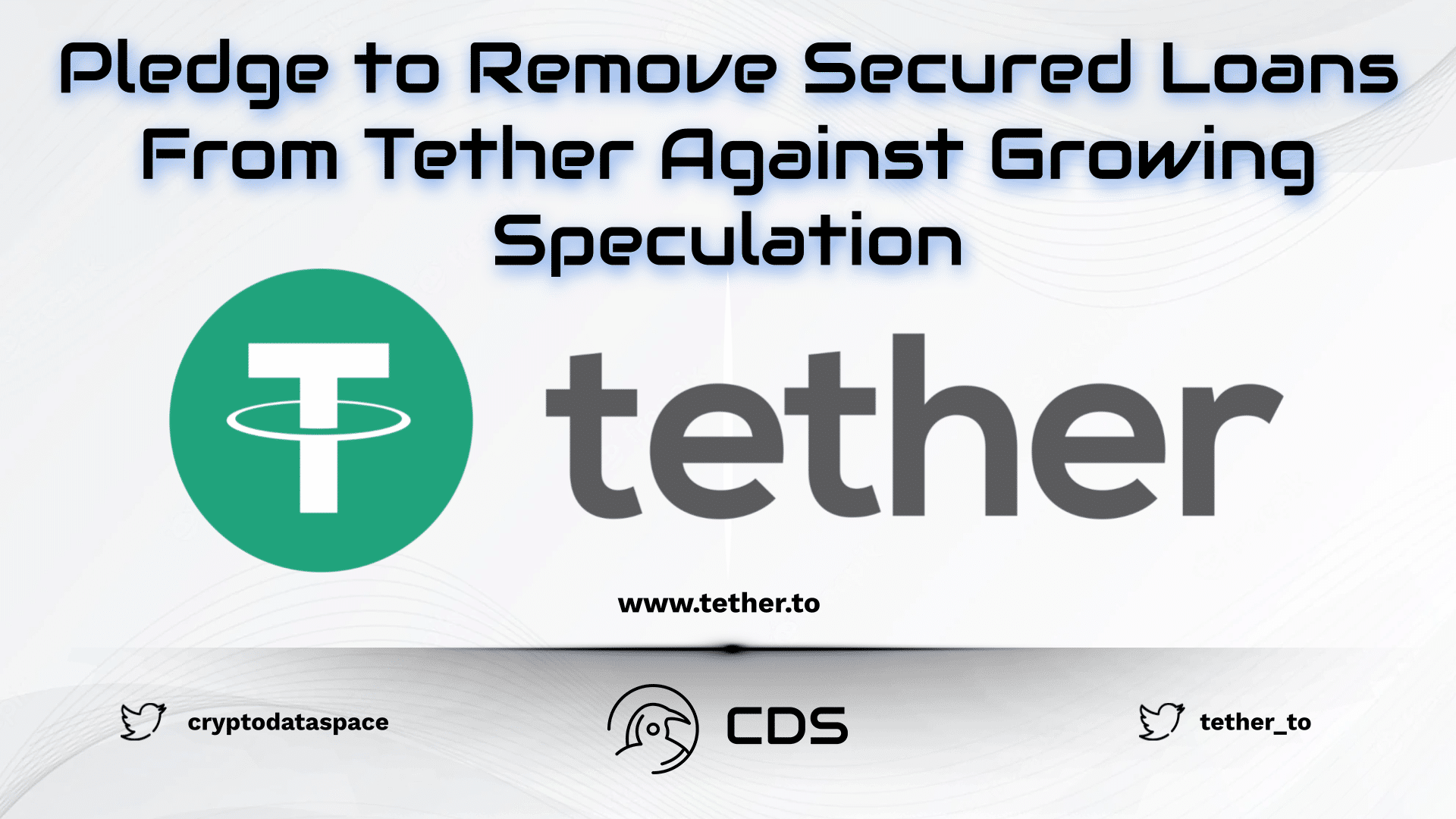 Pledge to Remove Secured Loans From Tether