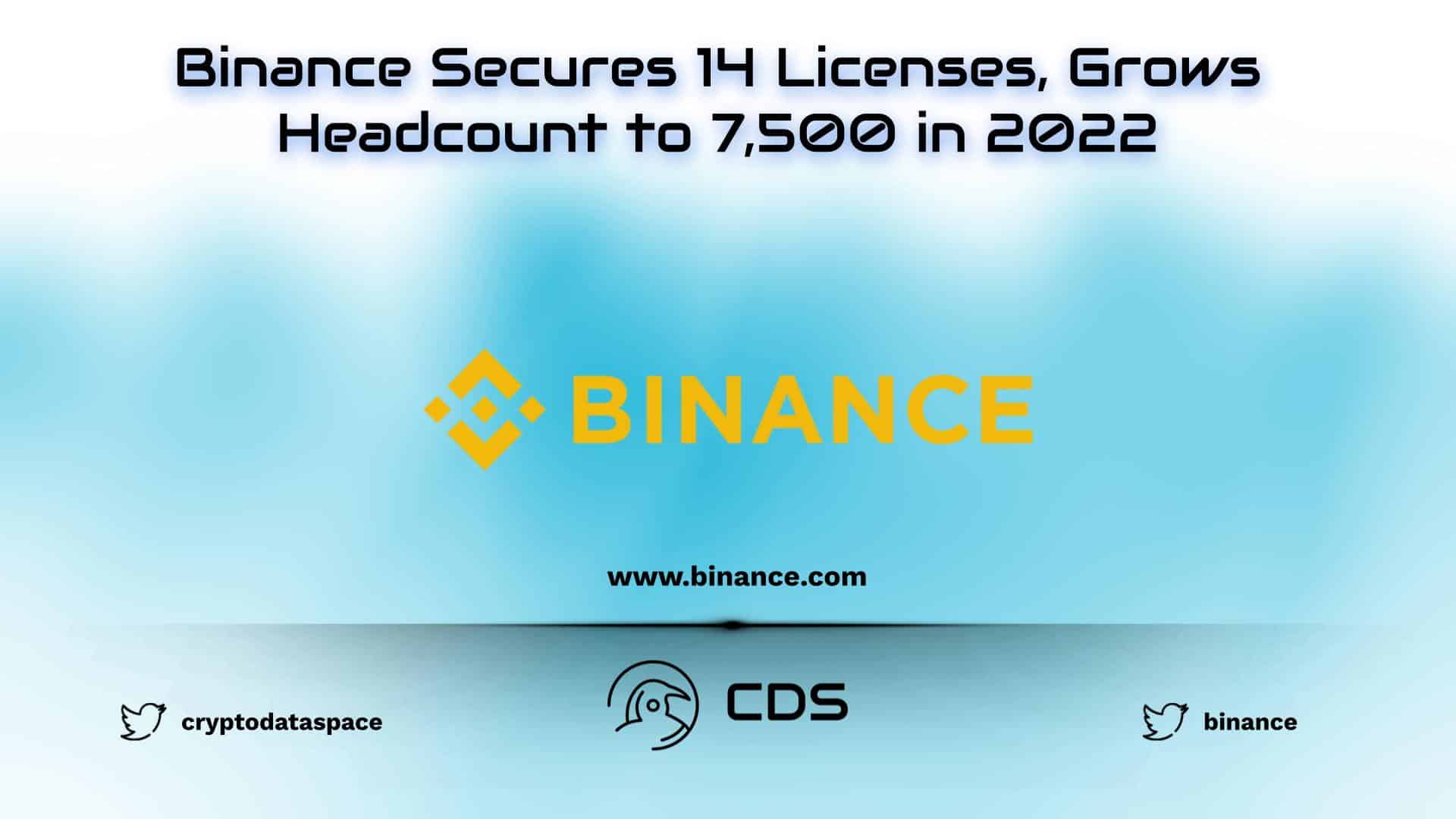 Binance Secures 14 Licenses, Grows Headcount to 7,500 in 2022