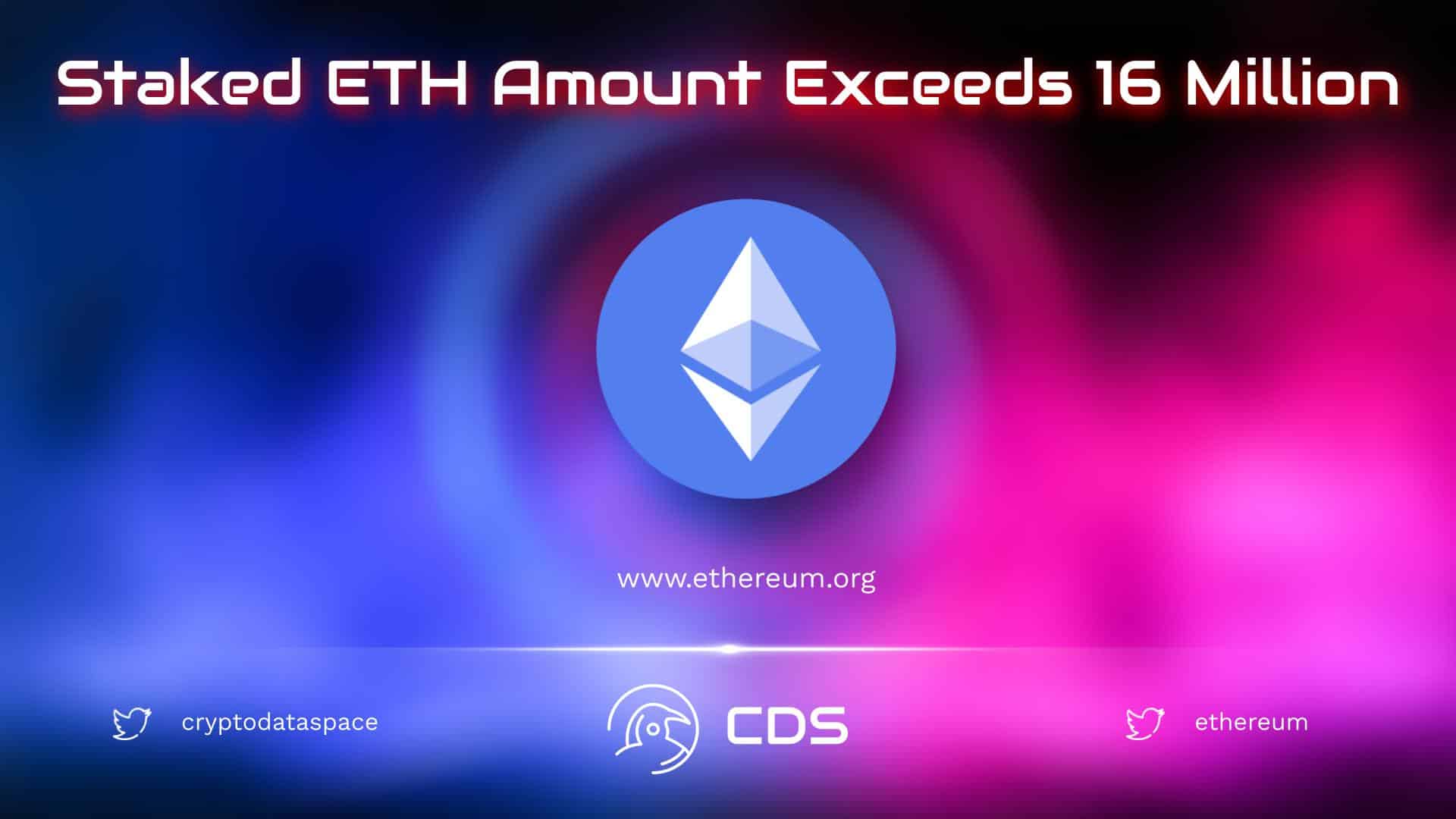 Staked ETH Amount Exceeds 16 Million