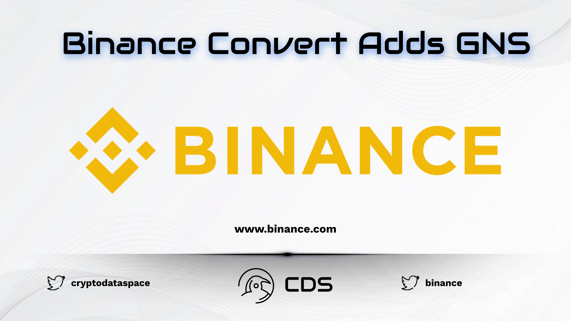 Binance Convert Adds GNS