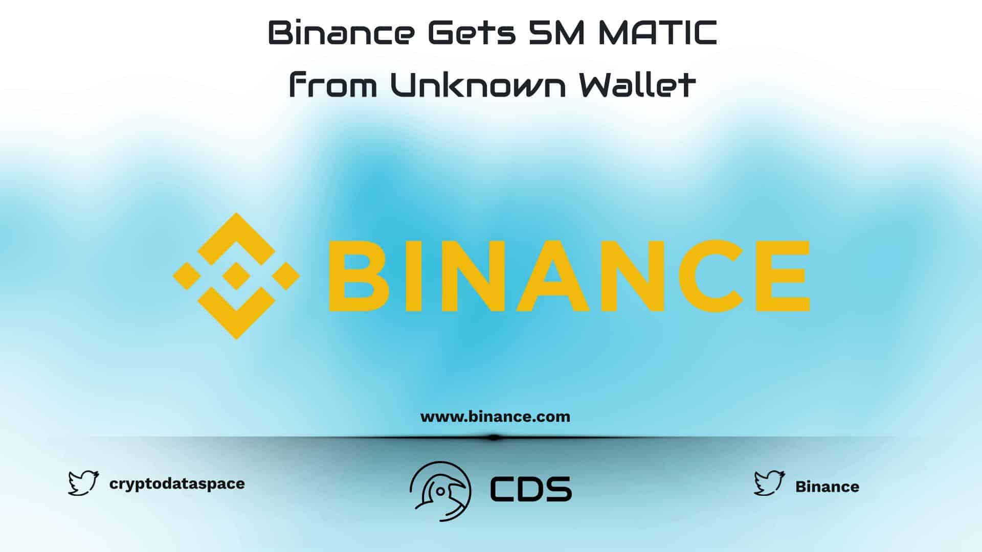 Binance Gets 5M MATIC from Unknown Wallet