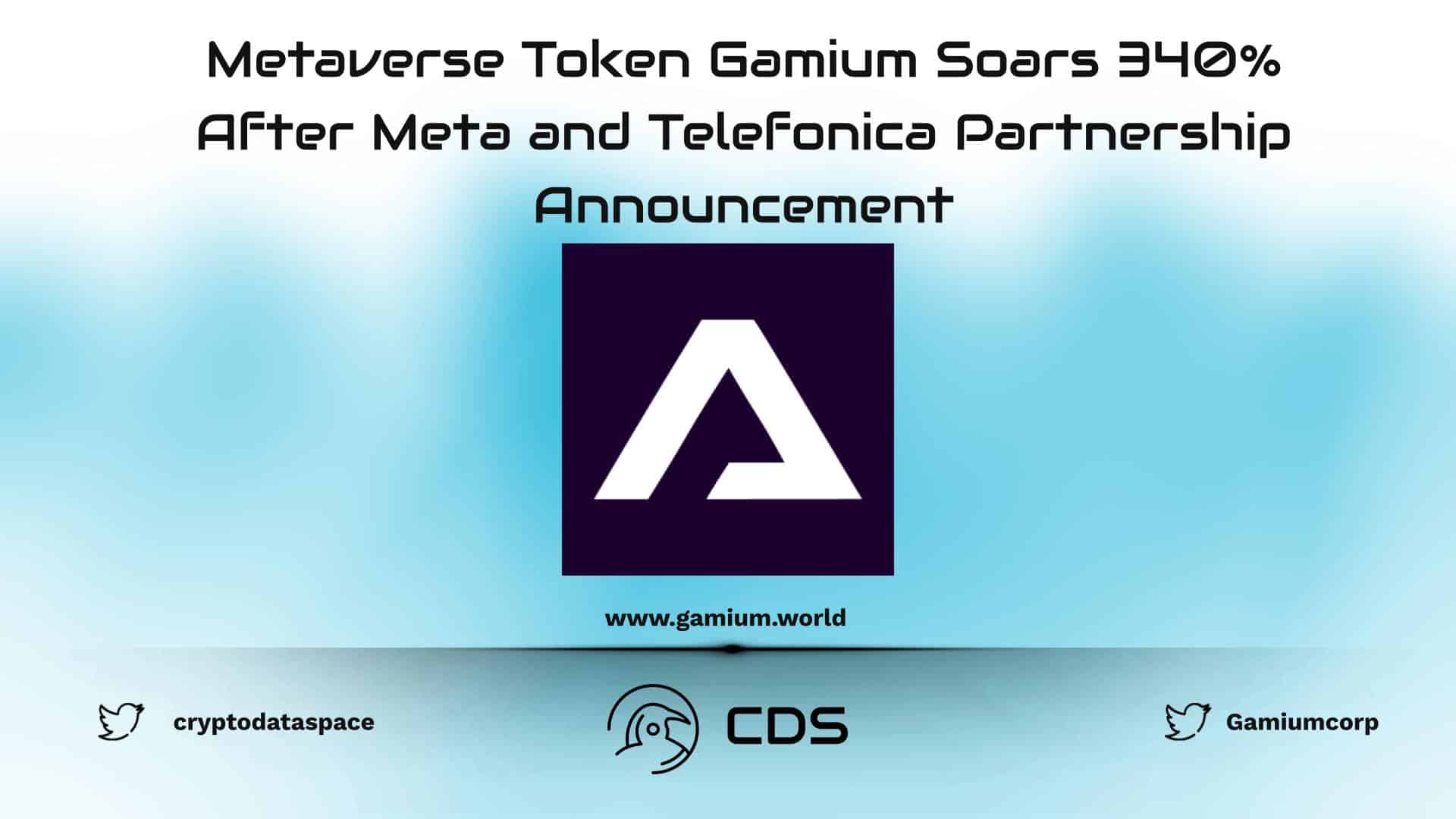 Metaverse Token Gamium Soars 340% After Meta and Telefonica Partnership Announcement