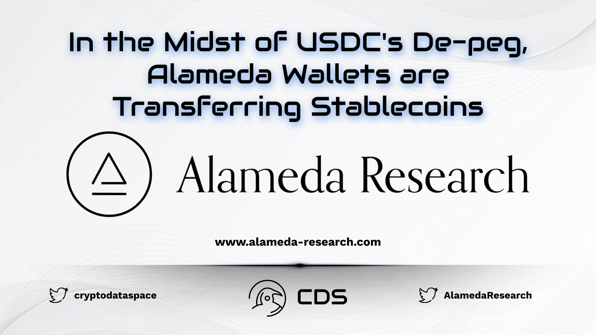 In the Midst of USDC's De-peg, Alameda Wallets are Transferring Stablecoins