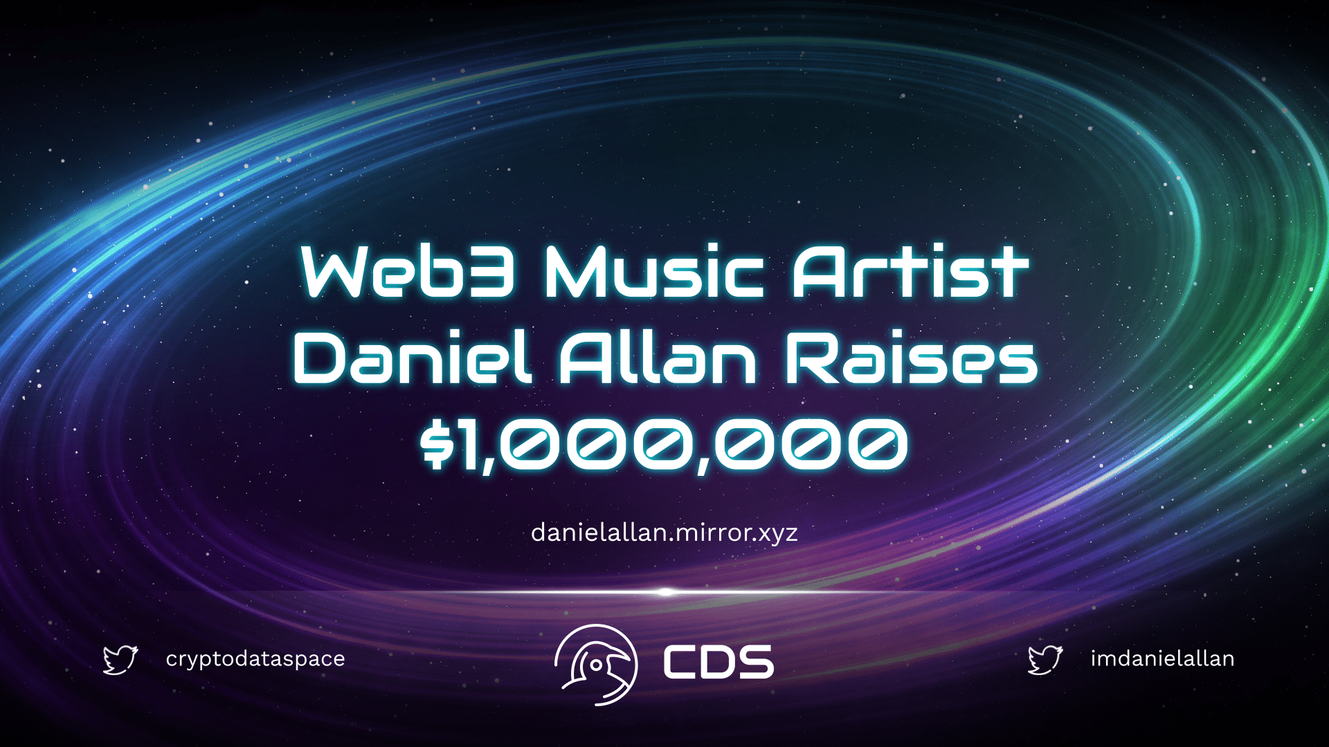 Web3 Music Artist Daniel Allan Raises $1,000,000
