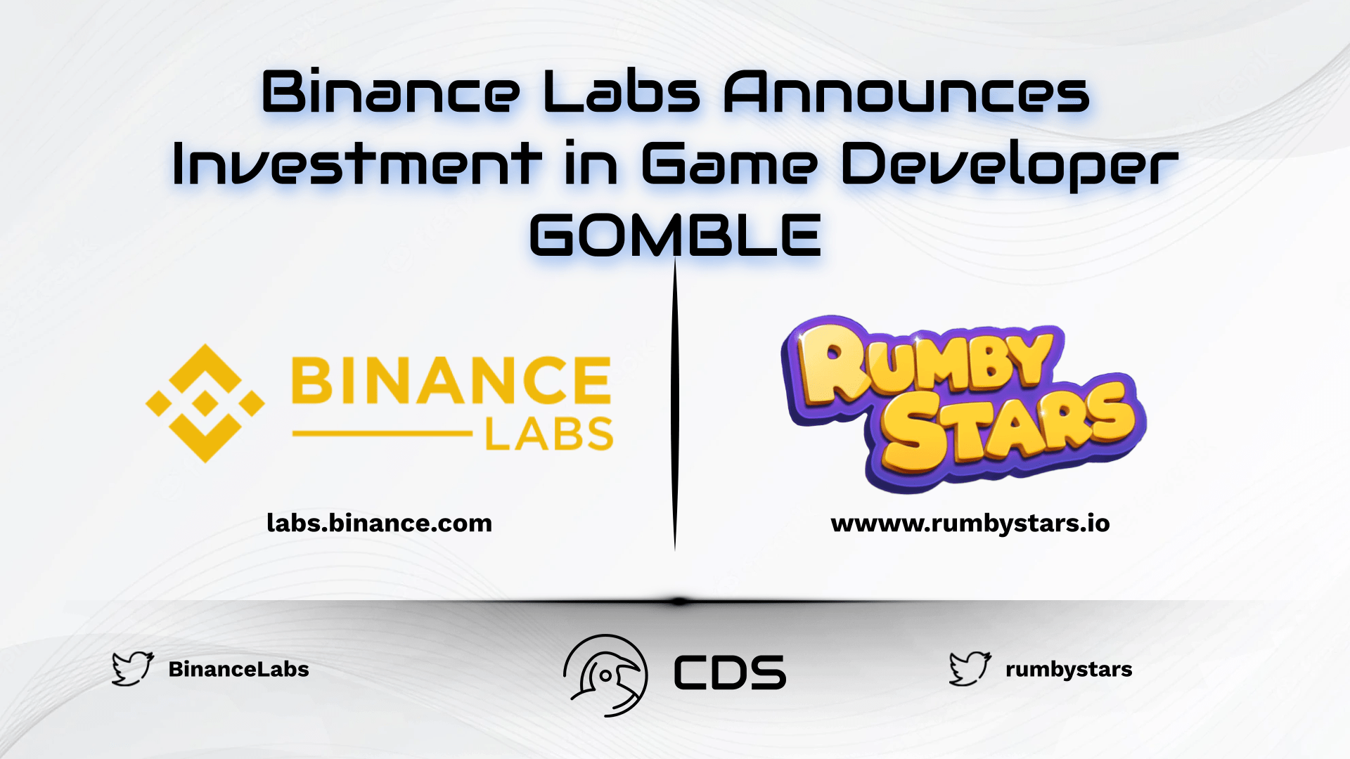 Binance Labs Announces Investment in Game Developer GOMBLE