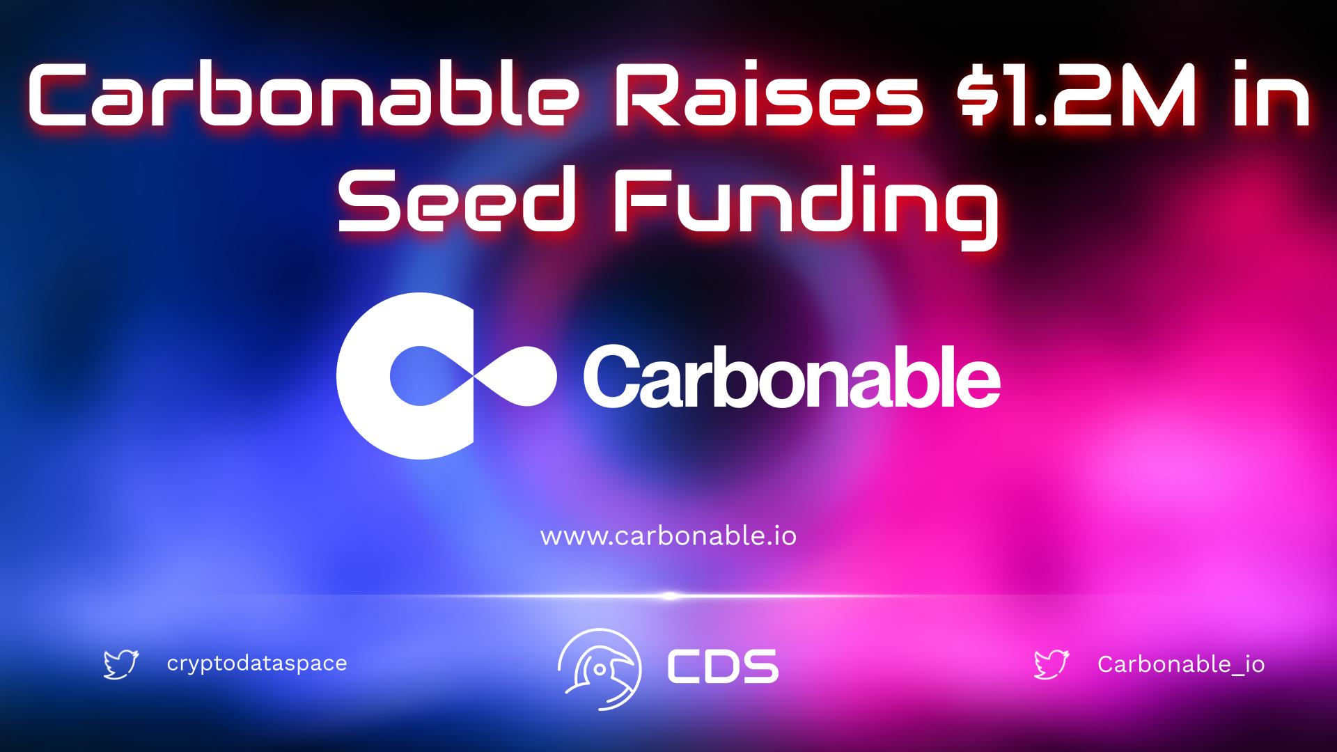Carbonable Raises $1.2M in Seed Funding