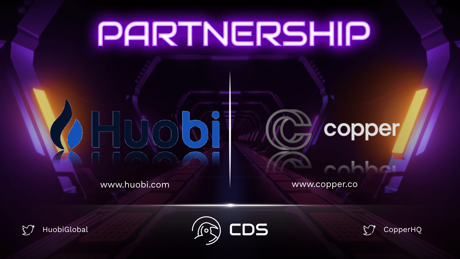Huobi and Copper Partnership