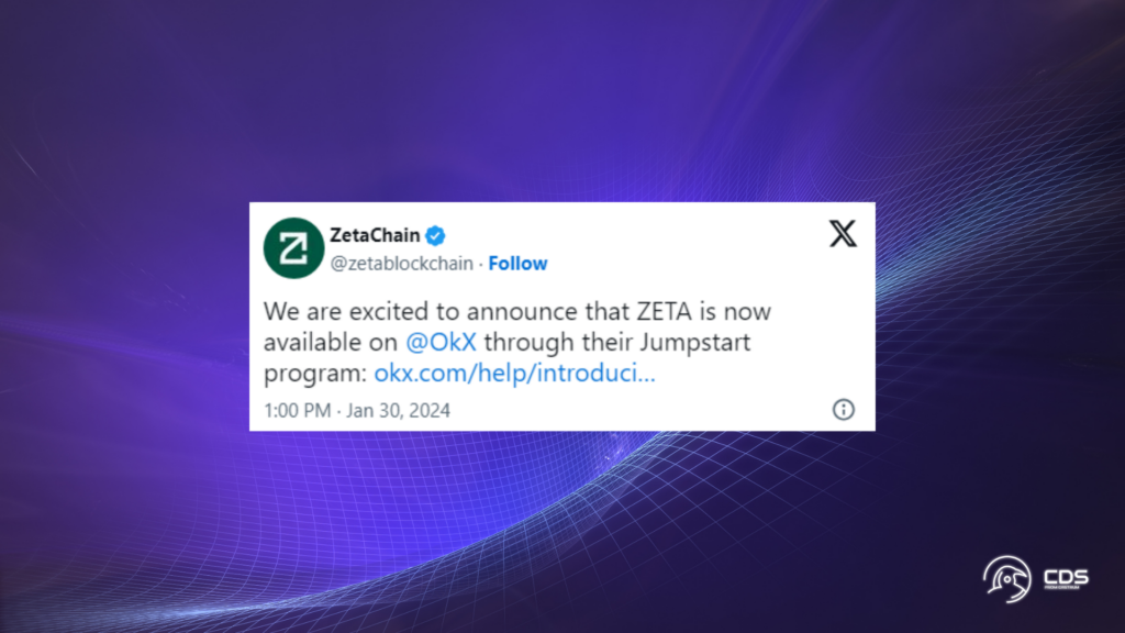OKX to List ZetaChain's ZETA Token, Paving the Way for Interoperability in the Crypto Space