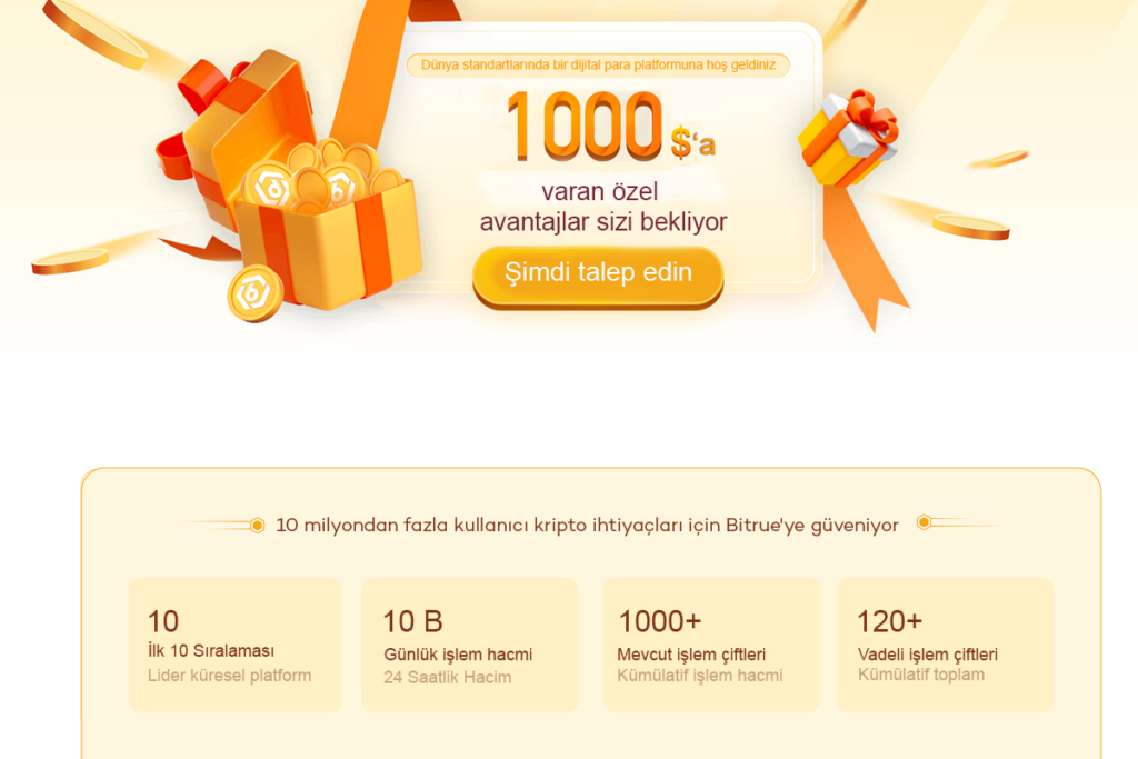 Bitrue Airdrop Her Yeni Kullanıcı İçin 15 USDT Nakit - 5.000 Dolara Kadar Nakit Ödülü Paylaşın!