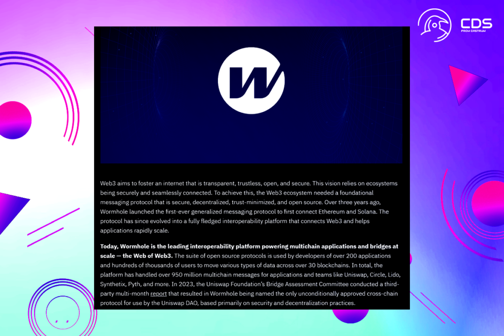 Wormhole Crypto Announces W Token Airdrop and Plans to Decentralize Web3