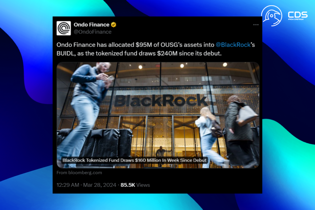 The First Week of BUIDL: BlackRock's Fund Raises $245 Million in 7 Days