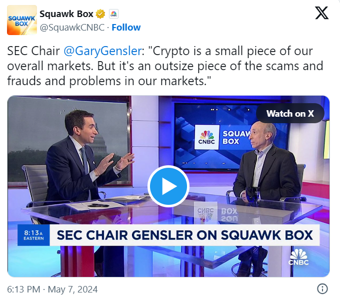 Crypto News - SEC Chief Gensler Frustrated by Cryptocurrency Queries