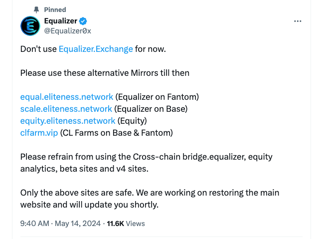 Equalizer Discord Member Provides Relief Amid Cyberattack Fallout