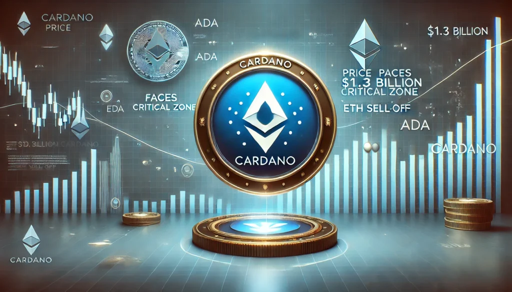 Cardano Price Faces Critical Zone Amid Market Struggles and Potential $1.3 Billion ETH Sell-Off