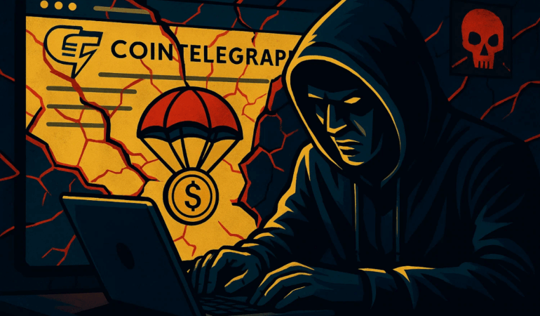 Cointelegraph-Website-Hacked-Fake-Airdrop-Scam-Targets-Users
