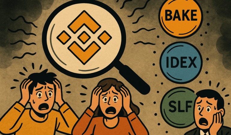 Binance Evaluation Sparks Panic BAKE, IDEX, SLF on Monitoring Tag