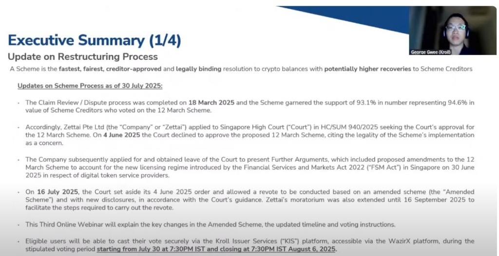 WazirX Users One Step Closer to Fund Recovery as 95% Approve Restructuring Plan