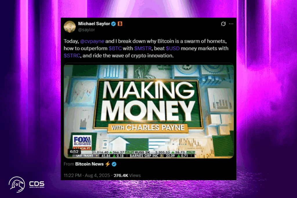 Bitcoin Is Unstoppable: Saylor Compares It to a Swarm of Hornets