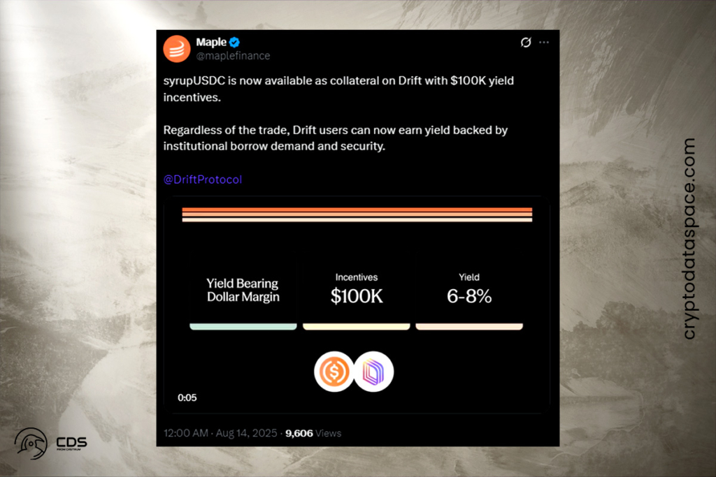 Maple Expands Solana Trading Collateral: New Yield Opportunities With syrupUSDC