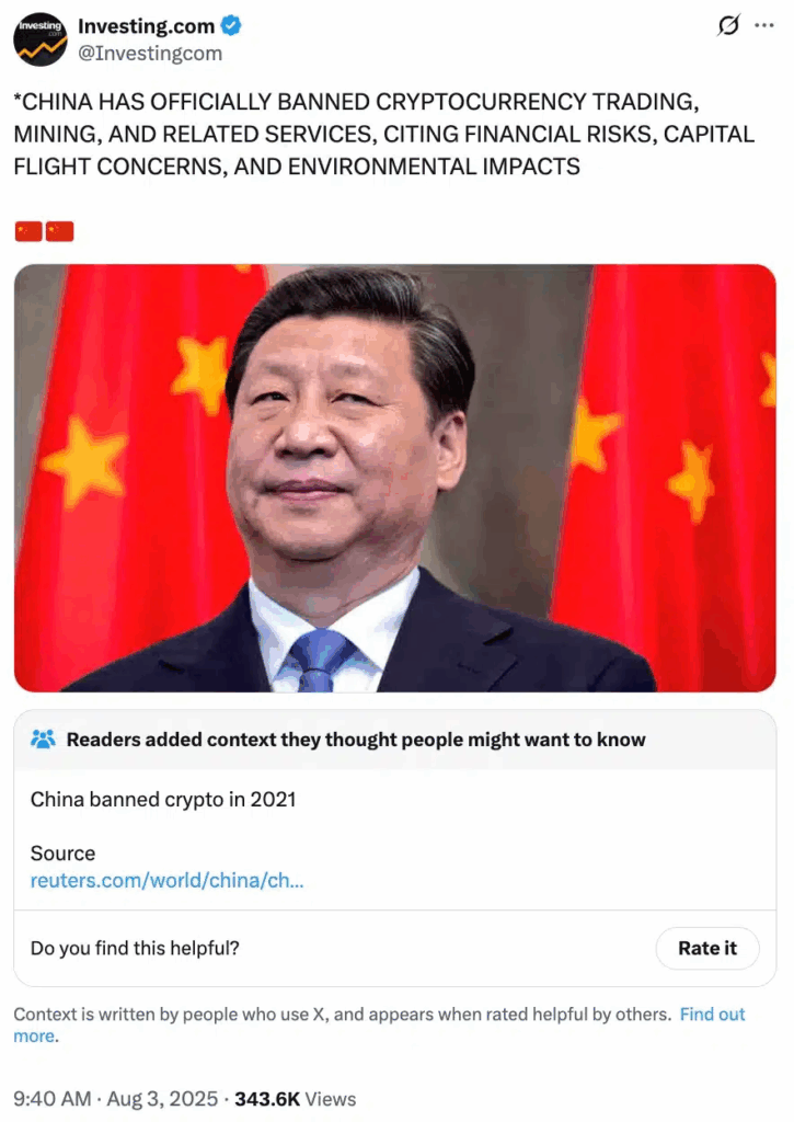 China Crypto Ban Fear Returns: What’s True and What’s Just Noise?