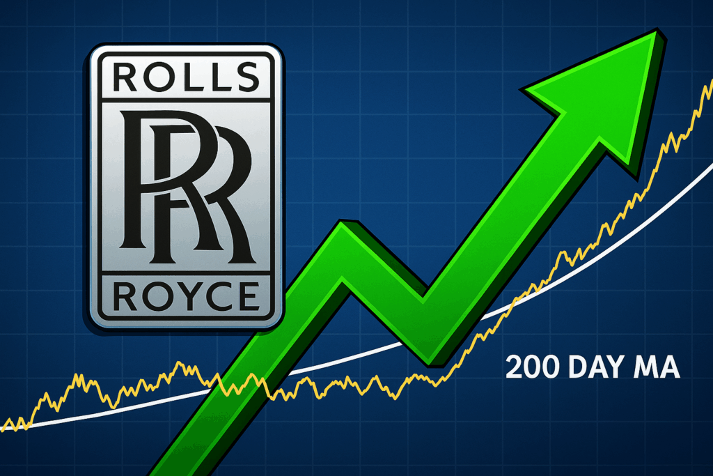 Rolls-Royce Holdings PLC Surpasses 200-Day Moving Average Amid Investor Activity