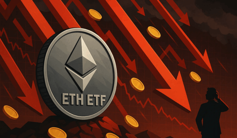 ETH ETFs Face Historic Outflows Analysts Warn of Capitulation