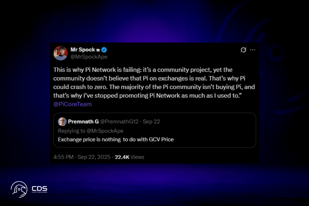 Irony Strikes: Pi Network Price Tanks on the Same Day Founders Appear