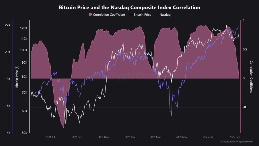 Bitcoin Lags Behind as Nasdaq Hits Record Highs