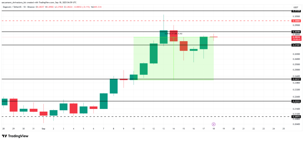 Dogecoin Faces Selling Pressure Despite ETF Optimism