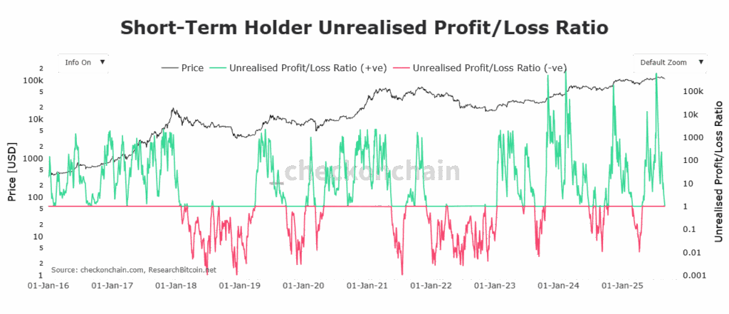 Bitcoin Struggles Below $110K as Short-Term Holders Capitulate