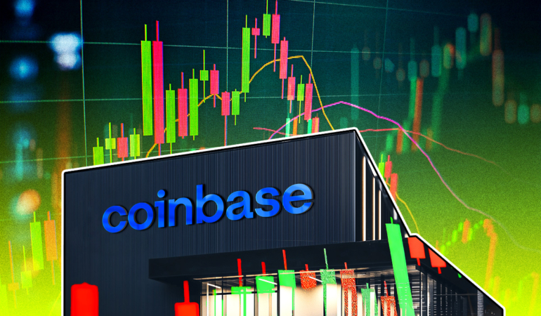 Coinbase Stock Skyrockets 50% Amid Crypto Trading Volume Surge