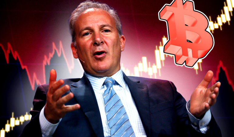 Peter Schiff Warns Bitcoin Crash Is a “Warning,” Not a Buying Opportunity
