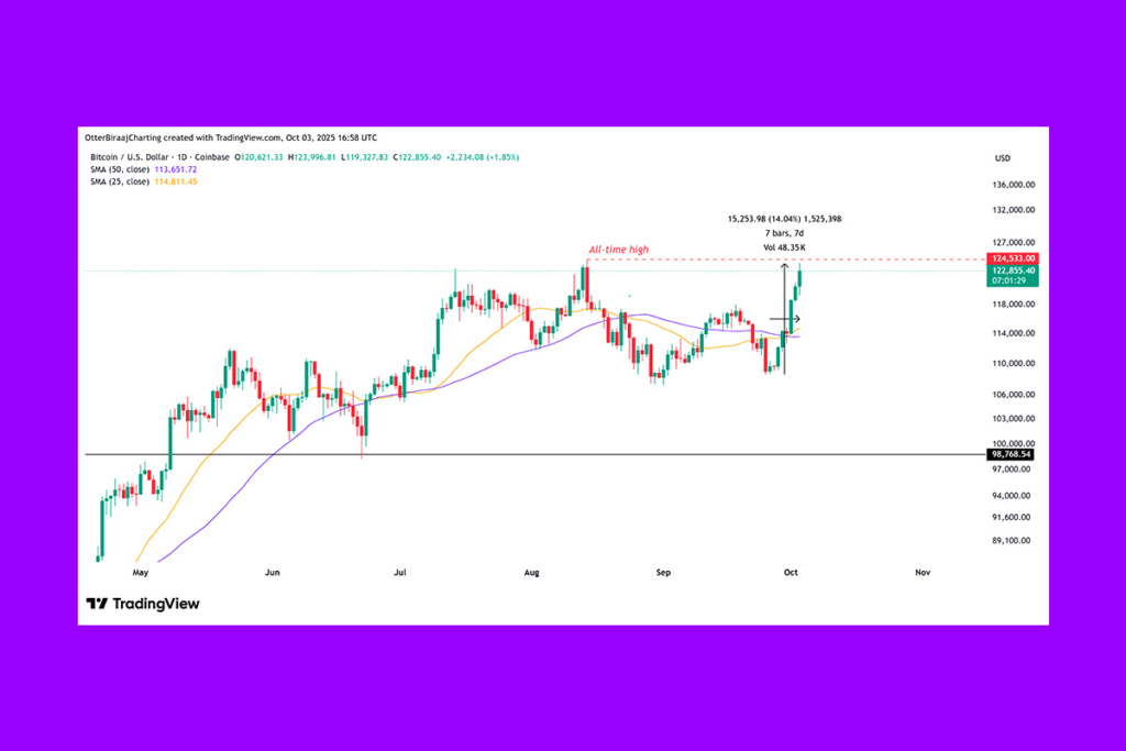 Bitcoin Breakout in Sight: Here’s Why $125,500 Could Be Next