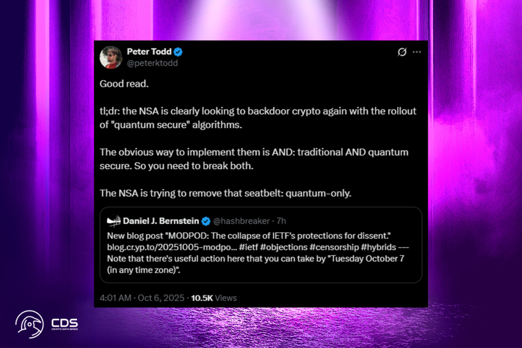 Quantum Cryptography Controversy: Bitcoin Developer Warns of Standards Erosion