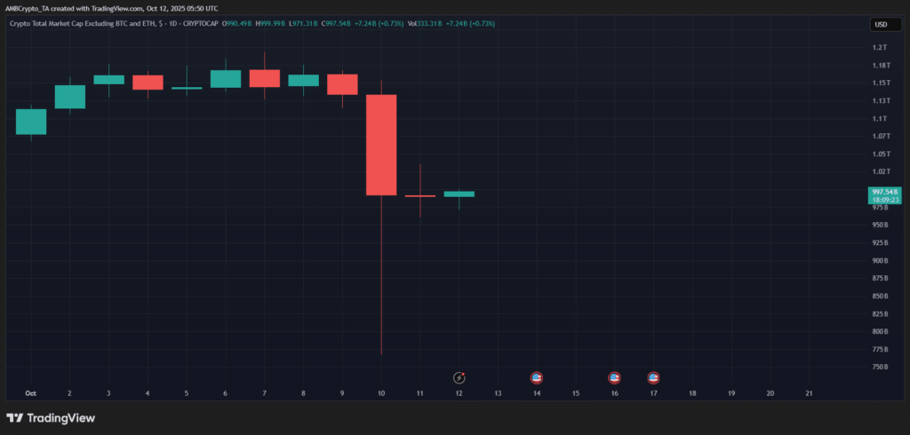 Altcoins Stabilize After $19B Liquidation Shock: Ethereum Leads Early Rotation