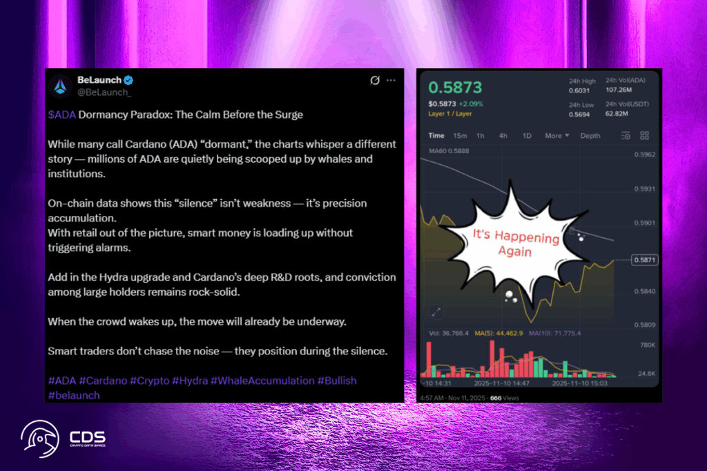 Quiet Accumulation in ADA Could Precede Bullish Rally
