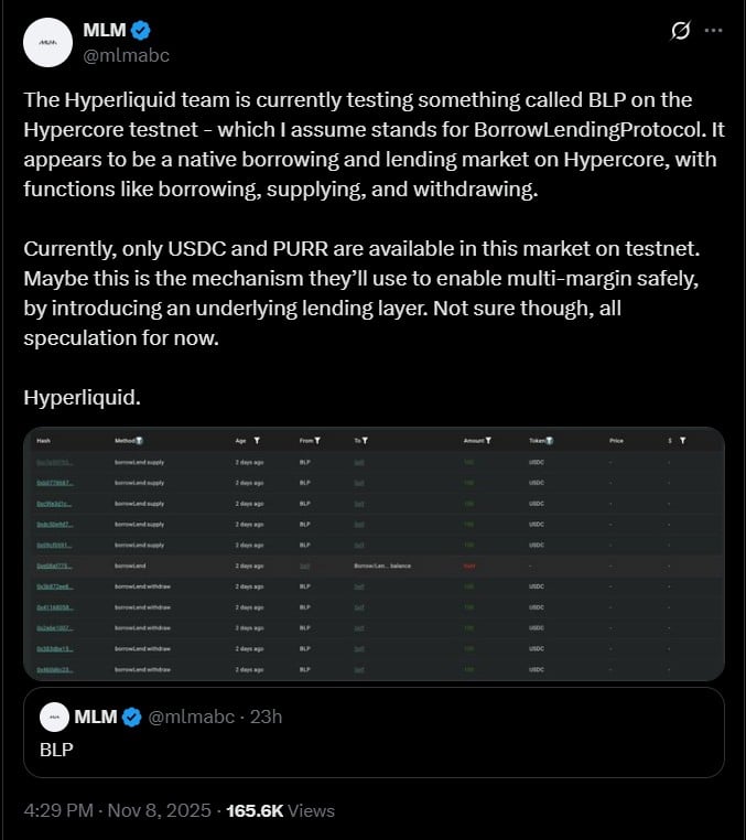 Hyperliquid’s Next Move: BorrowLendingProtocol Could Redefine DeFi Trading
