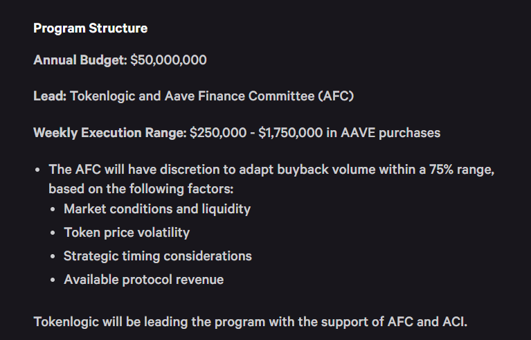 DeFi Token AAVE Launches Large-Scale Buyback