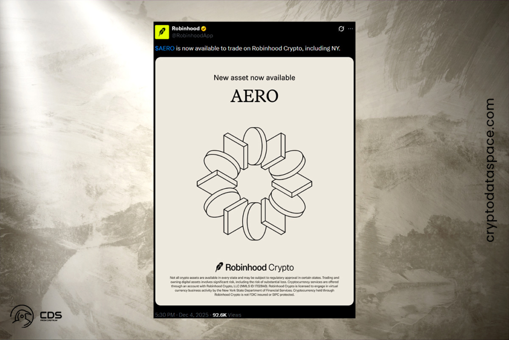 AERO Listed on Robinhood: Is This the Next Big DeFi Breakout?